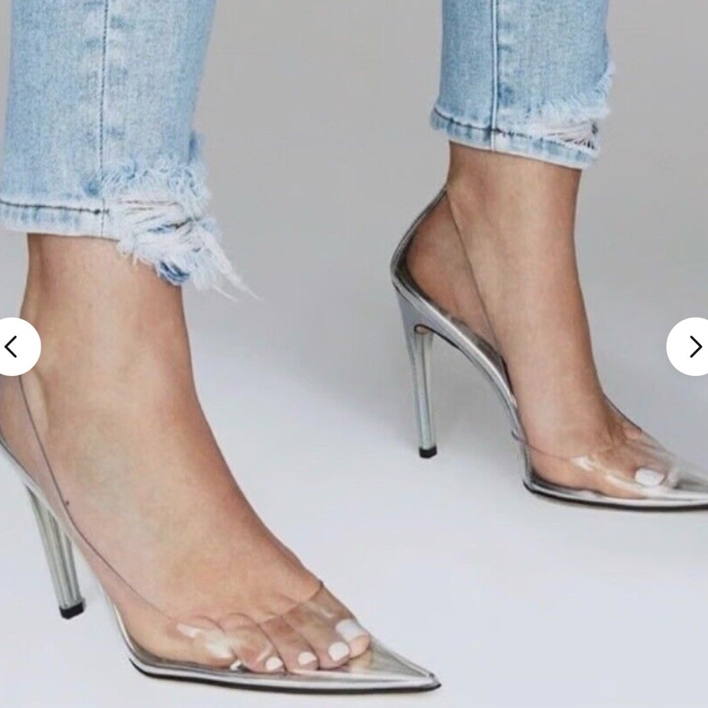 Good American Cinder-f*cking Rella Pumps Stiletto Heels NIB Size 10.5 (11) 169$